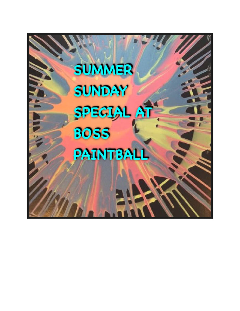 Summer Sunday Special At Boss Paintball